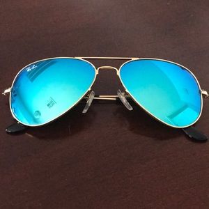 Ray-Ban Blue/Green Aviator Sunglasses